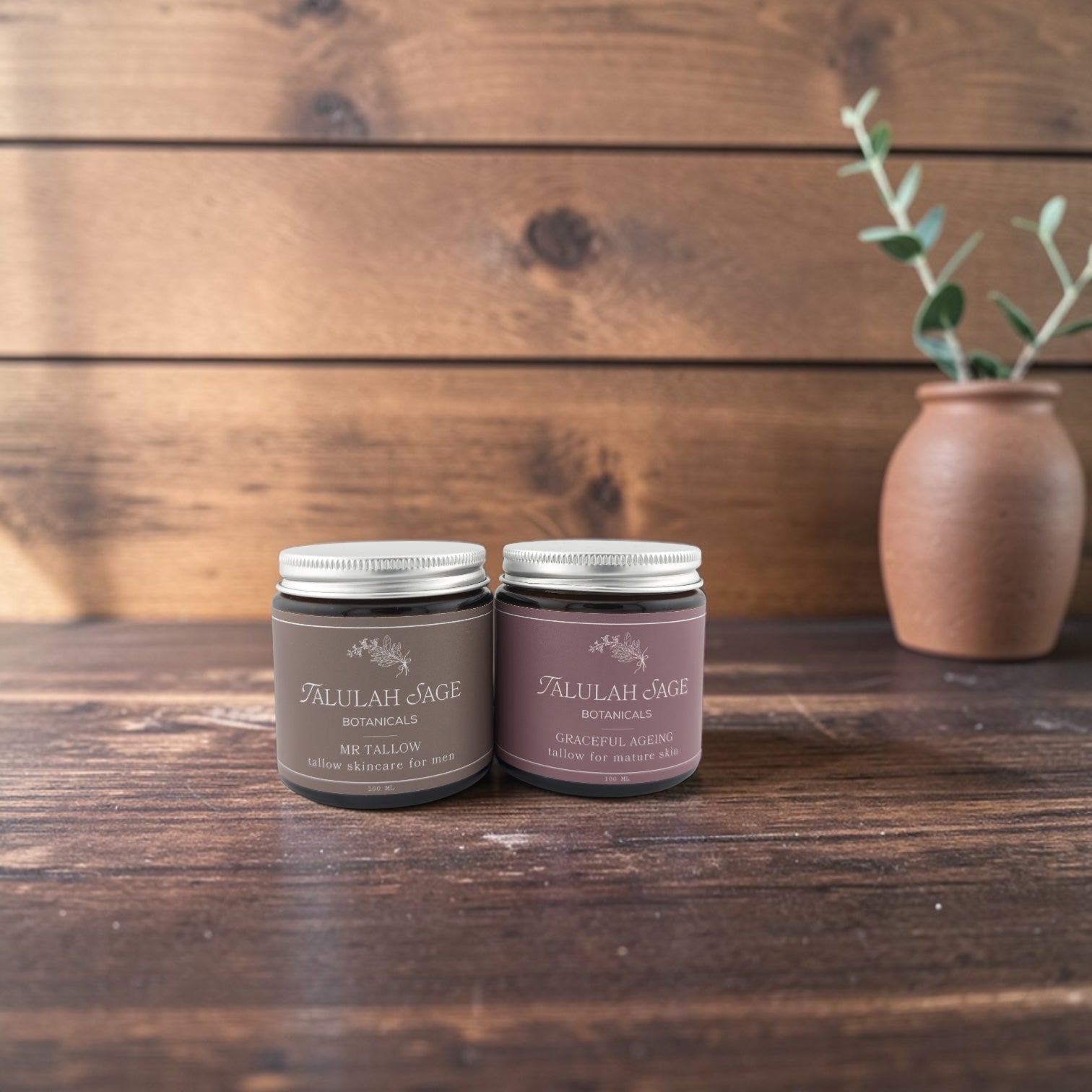 Talulah Sage His & Hers Bundle with Mr Tallow and Graceful Ageing moisturisers