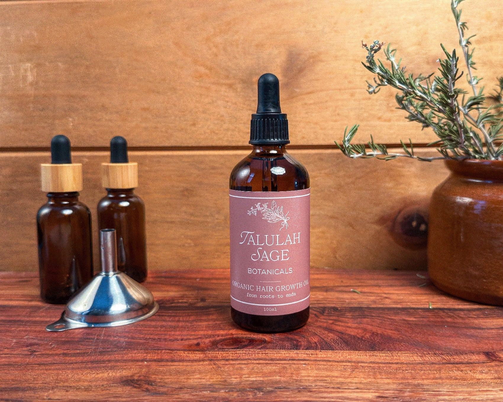Organic Hair Growth Oil - TALULAH SAGE BOTANICALS